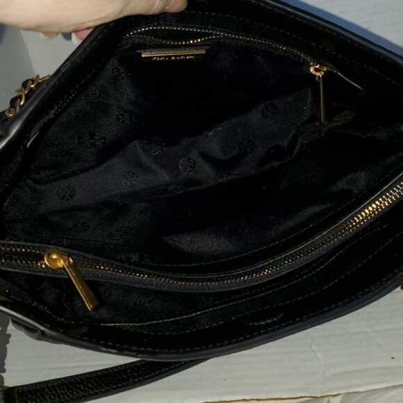 Tory Burch Leather Britten Slouch Bag Shoulder Tote Handbag WOMEN'S WOMAN'S - Picture 11 of 16